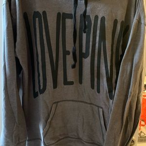 Gray Love Pink Sweater